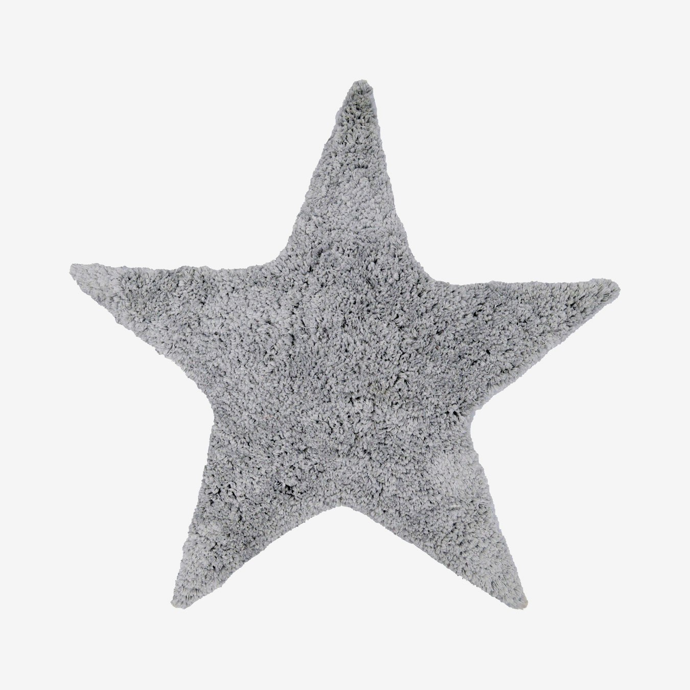Star Shaped Bath Mat - Dove Grey by Allure Bath Fashions