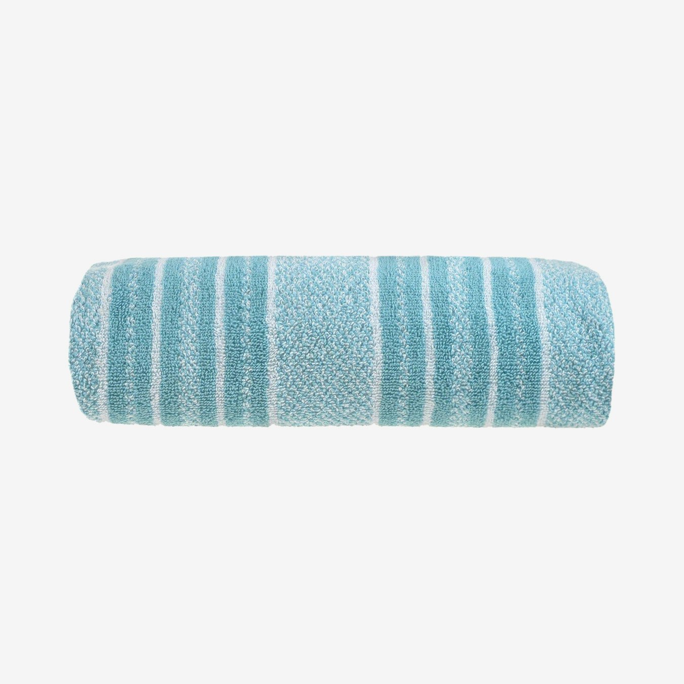Stripe Towel - Duck Egg by Allure Bath Fashions