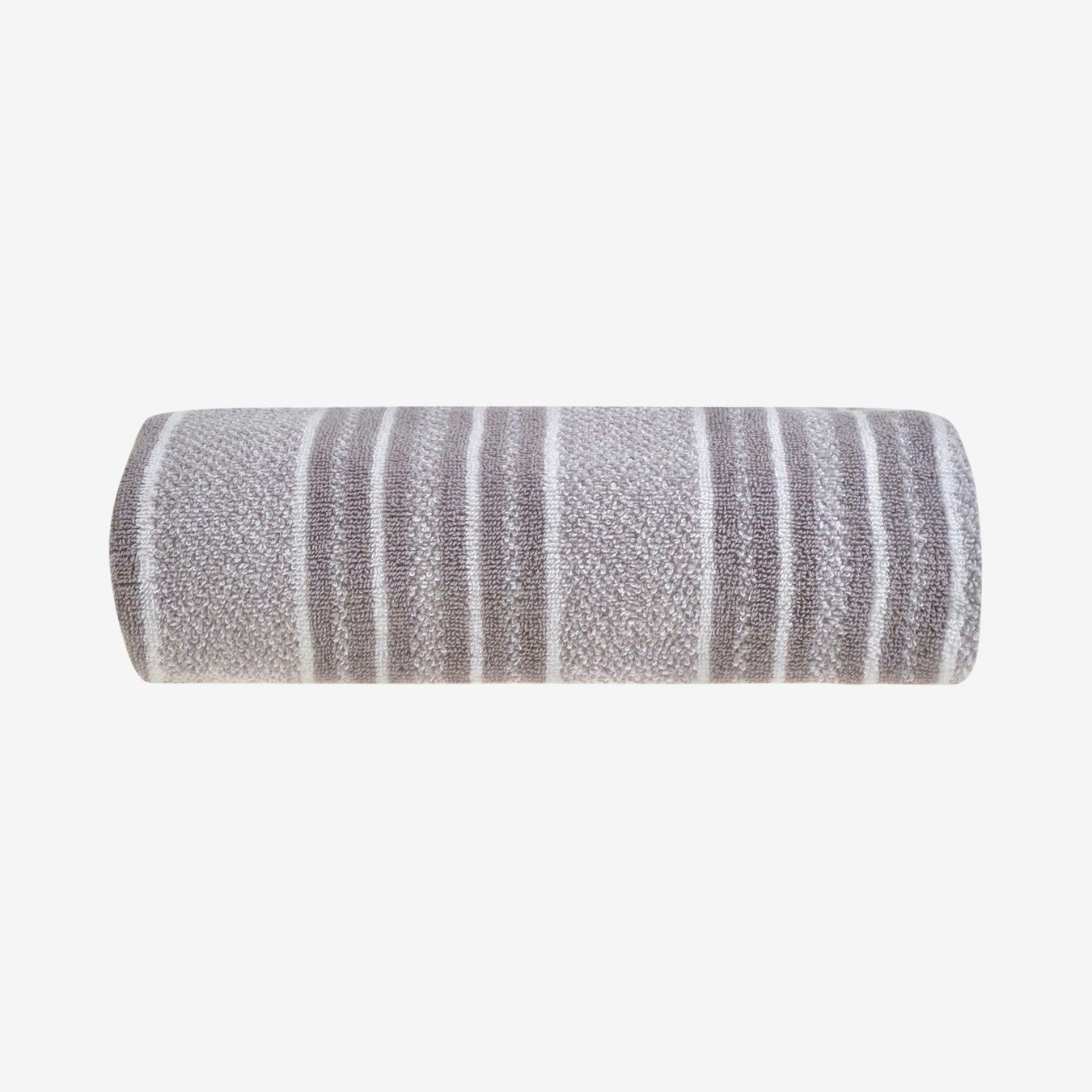 Stripe Towel - Grey by Allure Bath Fashions