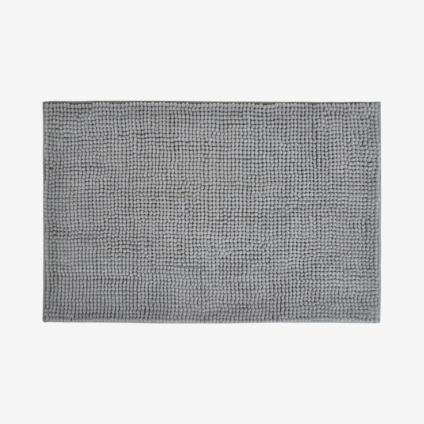 Supersoft Chenille Bobble Bath Mat - Light Grey by Allure Bath Fashions