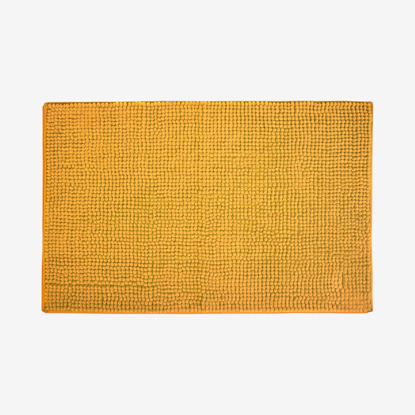 Supersoft Chenille Bobble Bath Mat - Mustard by Allure Bath Fashions