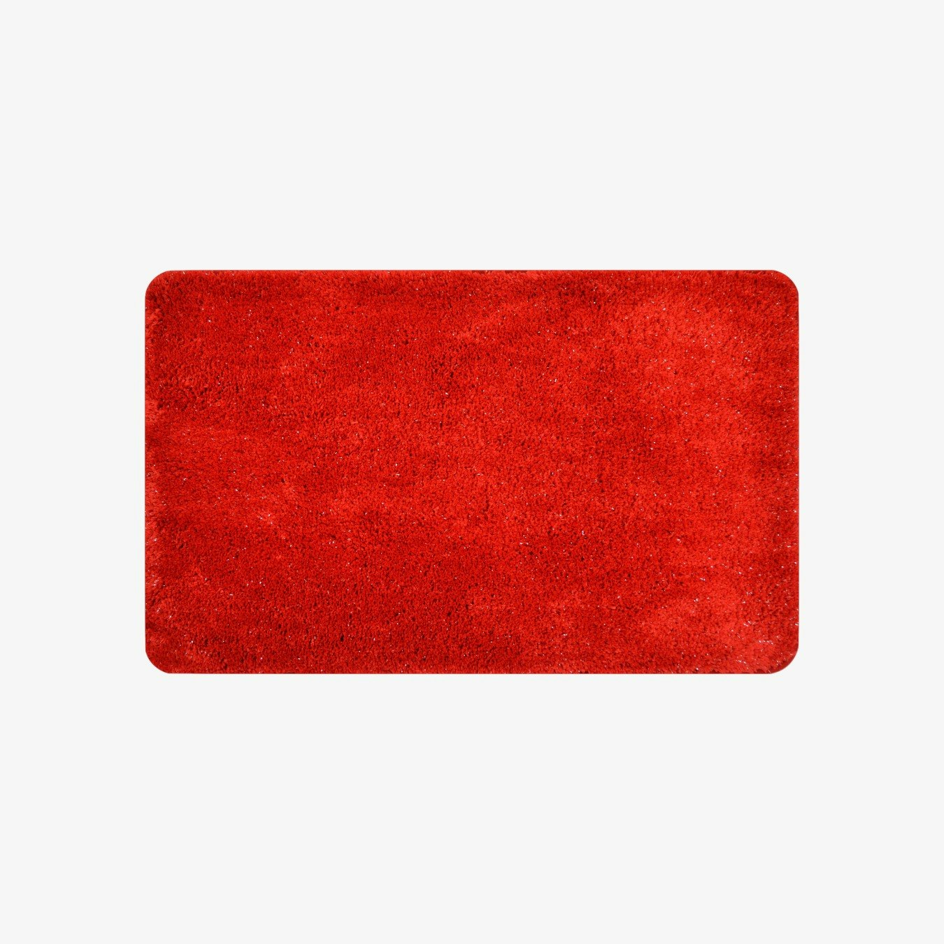 Microfibre Bath Mat - Red Glitter by Allure Bath Fashions