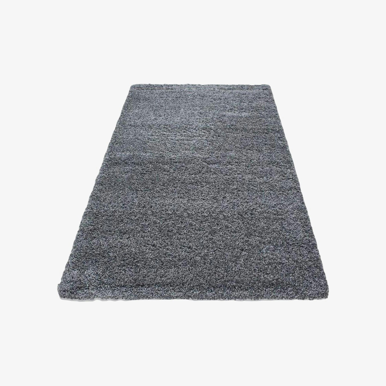 Shaggy Deep Pile Area Rug - Charcoal by Allure Bath Fashions