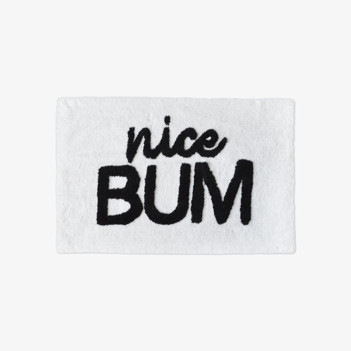 Nice Bum Slogan Bath Mat by Allure Bath Fashions