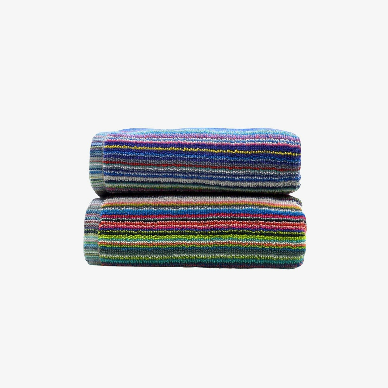 Remnant Recycled Cotton Towels - Set of 2 by Allure Bath Fashions