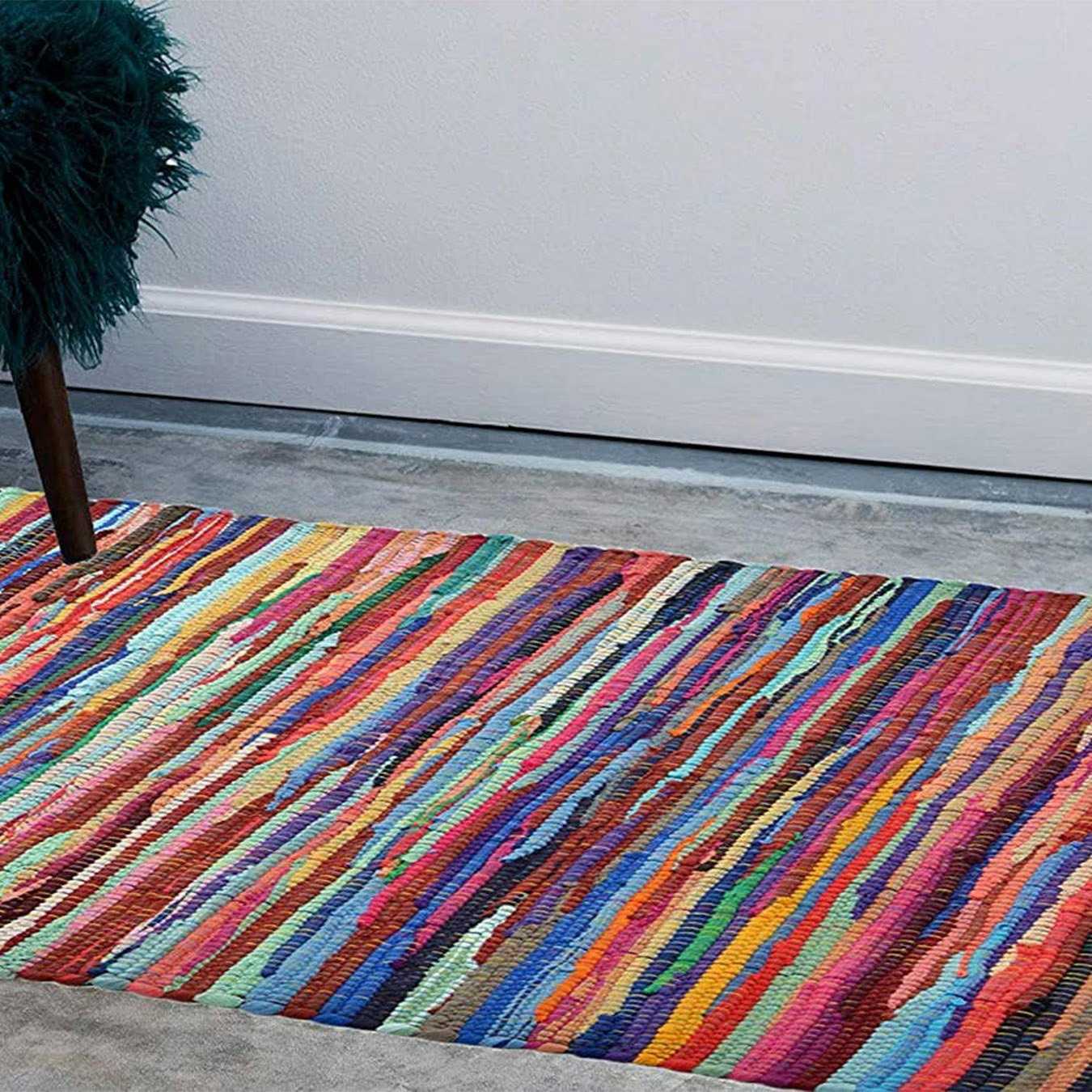 Chindi Rag Rug - Colourful by Allure Bath Fashions