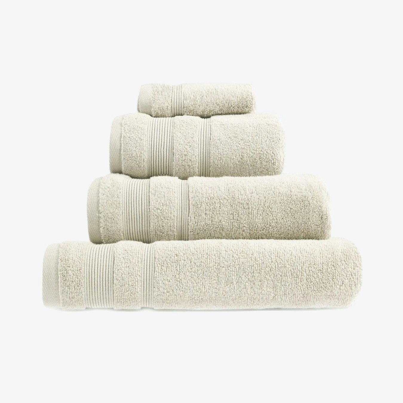 Zero Twist Egyptian Cotton Towel - Cream by Allure Bath Fashions
