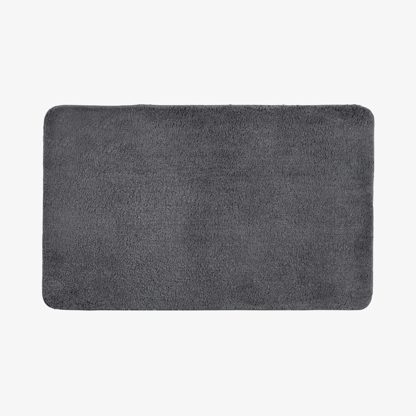 Deep Pile Microfibre Non-Slip Bath Mat - Charcoal by Allure Bath Fashions