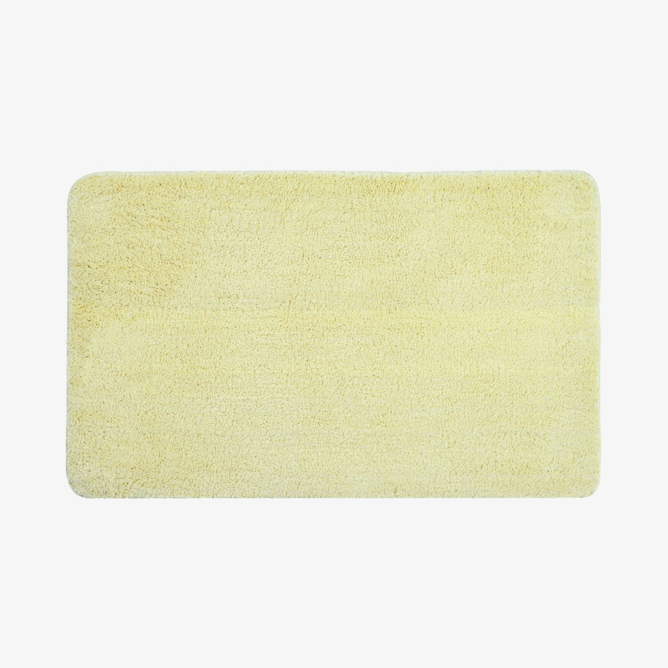 Deep Pile Microfibre Non-Slip Bath Mat - Cream by Allure Bath Fashions