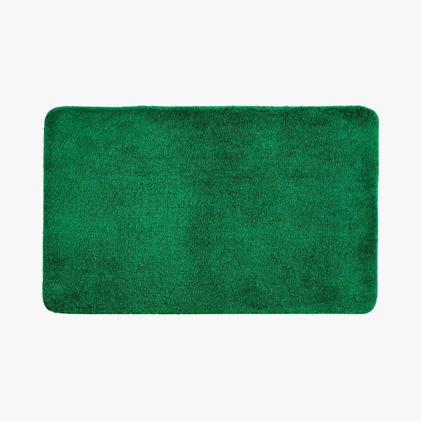 Deep Pile Microfibre Non-Slip Bath Mat - Dark Green by Allure Bath Fashions