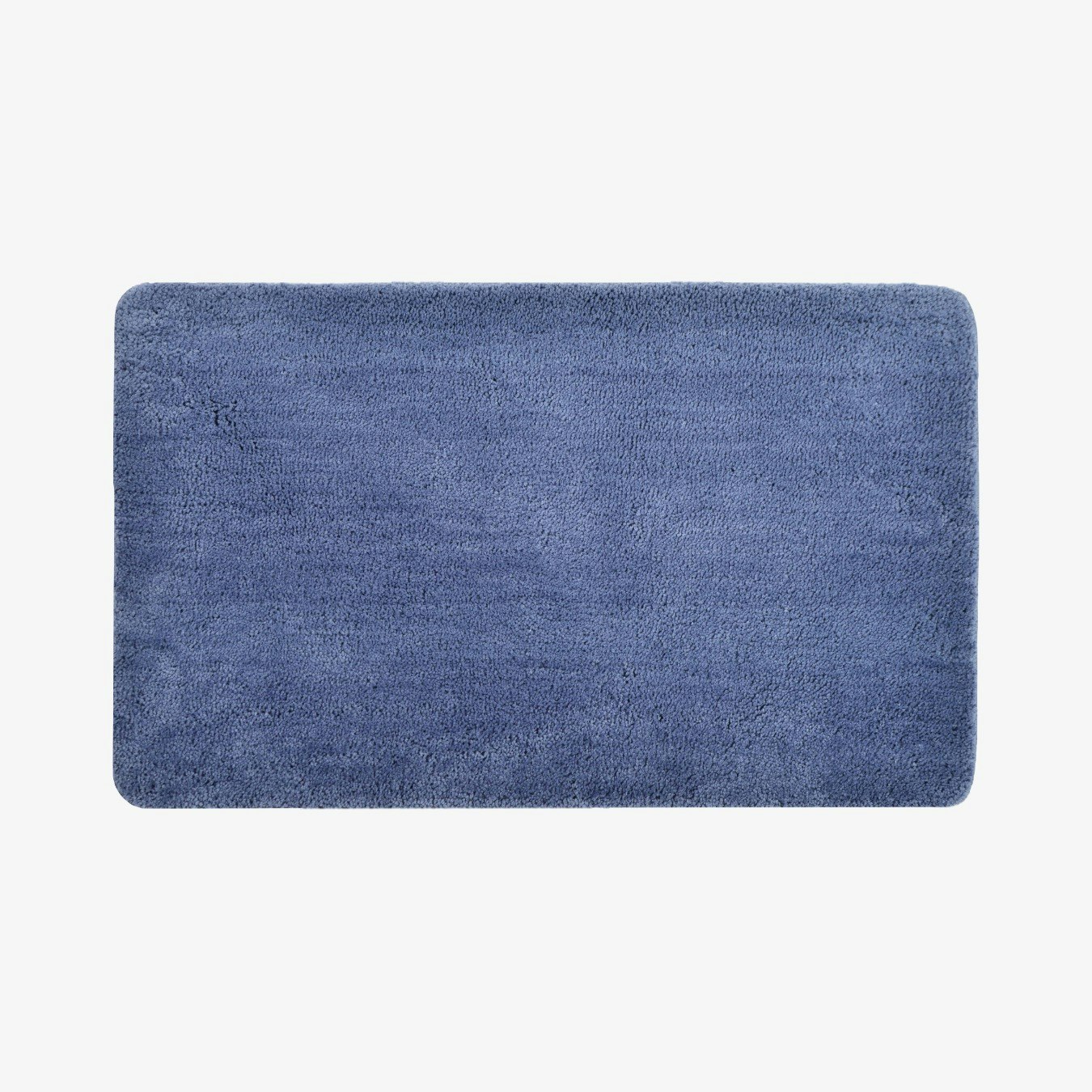 Deep Pile Microfibre Non-Slip Bath Mat - Mid Blue by Allure Bath Fashions