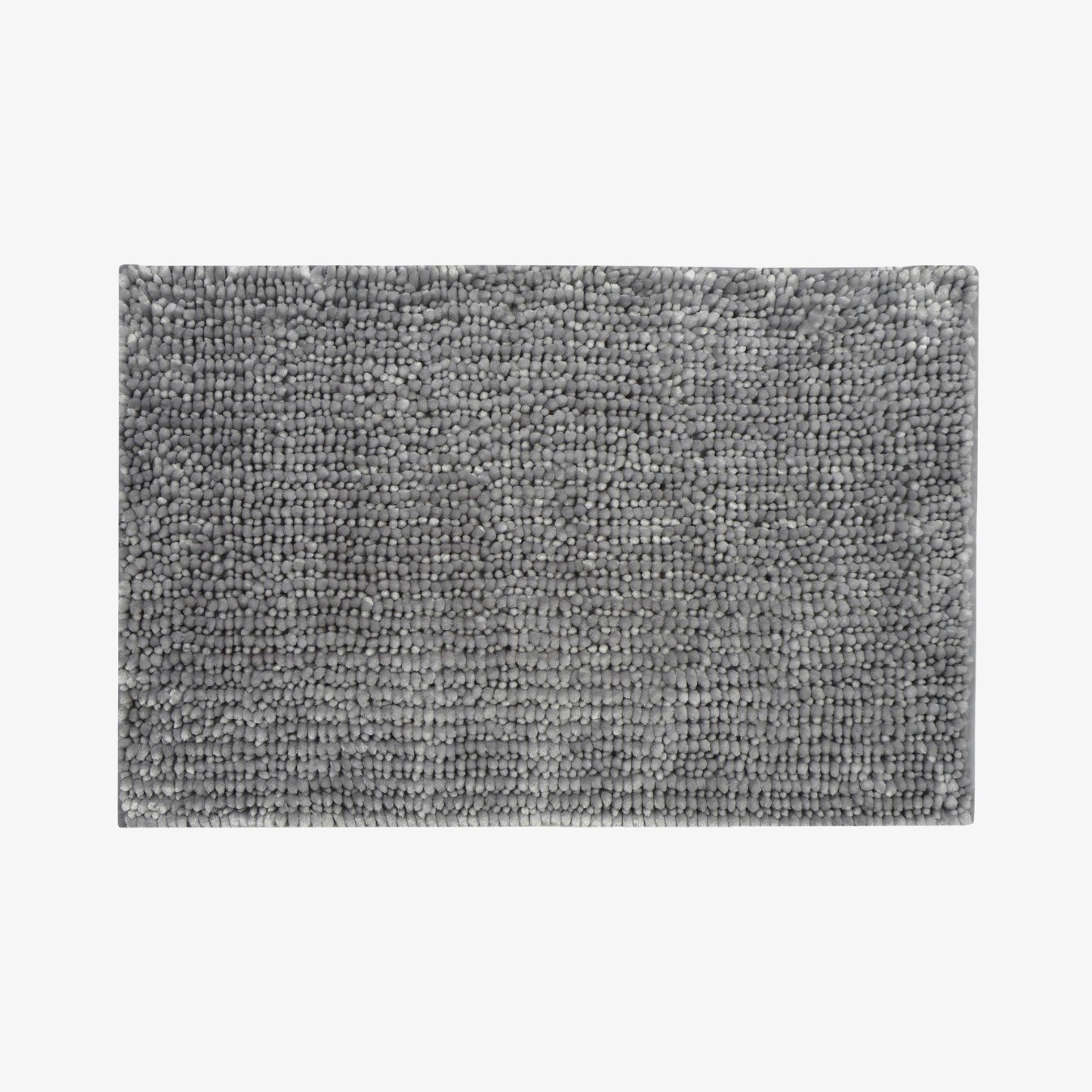 Velvet Chenille Bobble Bath Mat - Dove Grey by Allure Bath Fashions