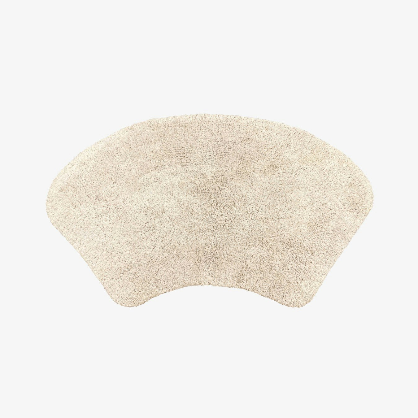 Curved Shower Mat - Stone by Allure Bath Fashions