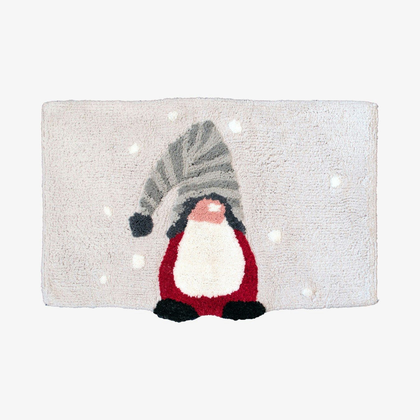 Hand Tufted Christmas Gonk Bath Mat by Allure Bath Fashions