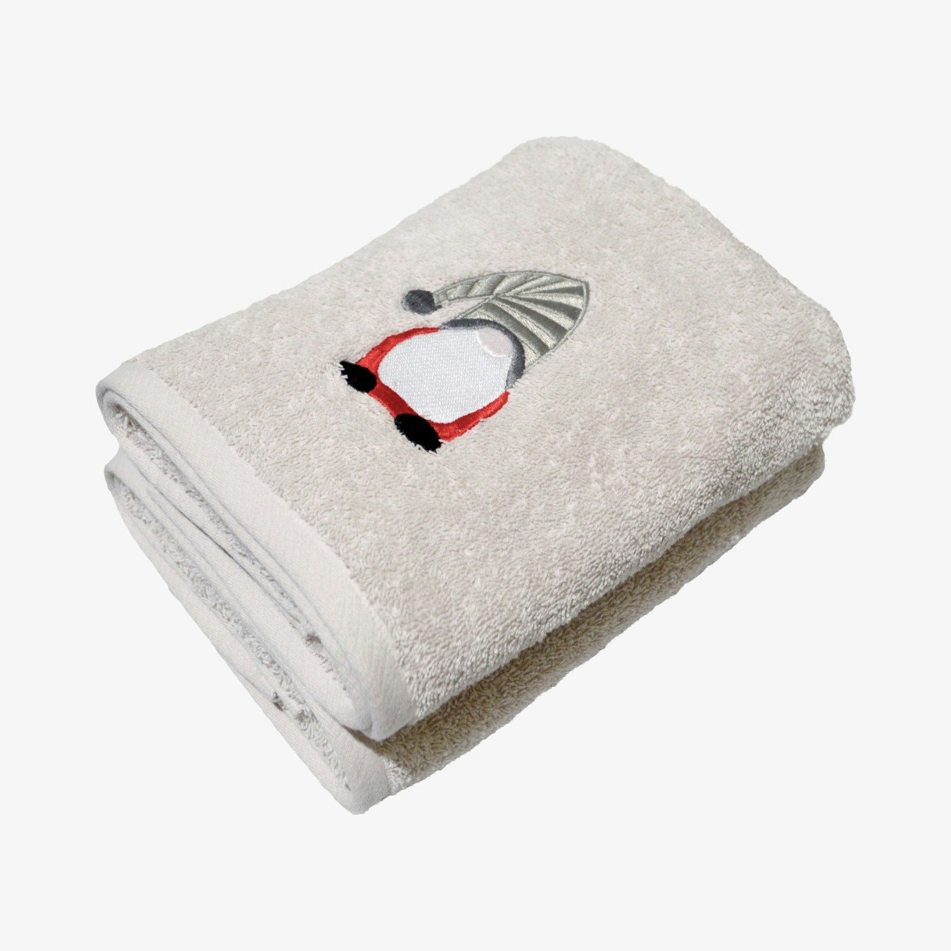 Gonk Christmas Hand Towel Set of 2 - 100% Cotton by Allure Bath Fashions