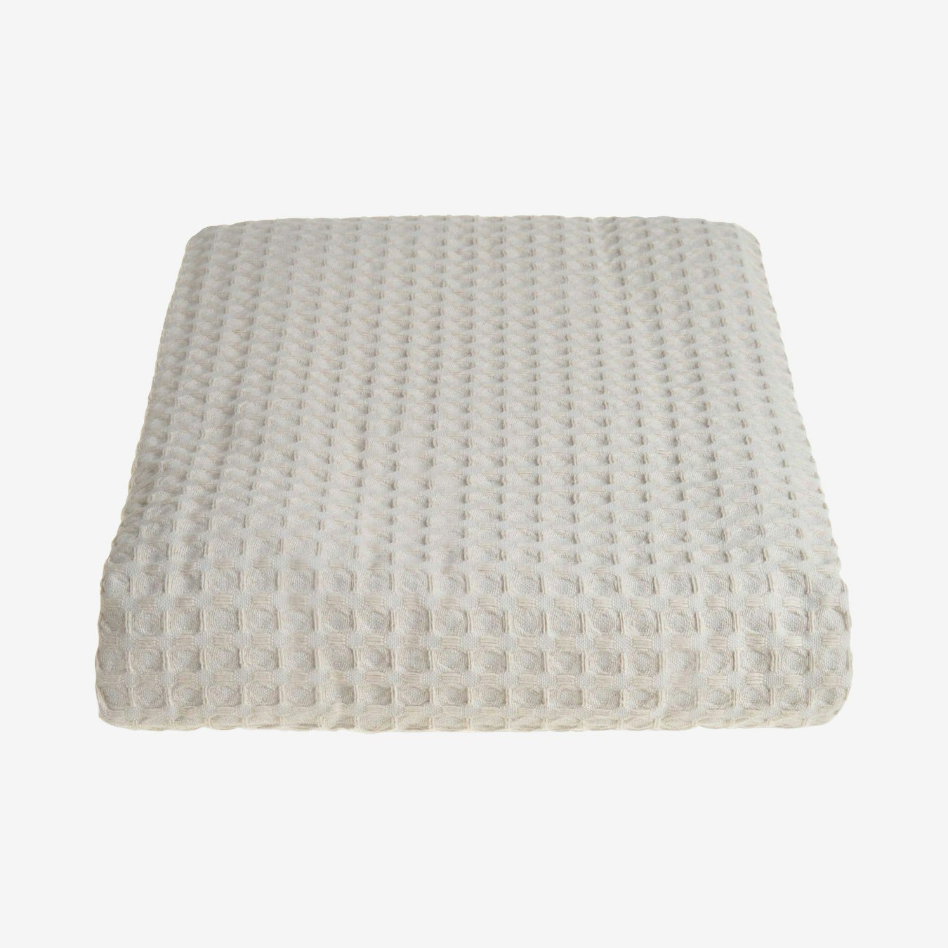 Hotel Sedona Waffle Throw Blanket - Taupe by Allure Bath Fashions