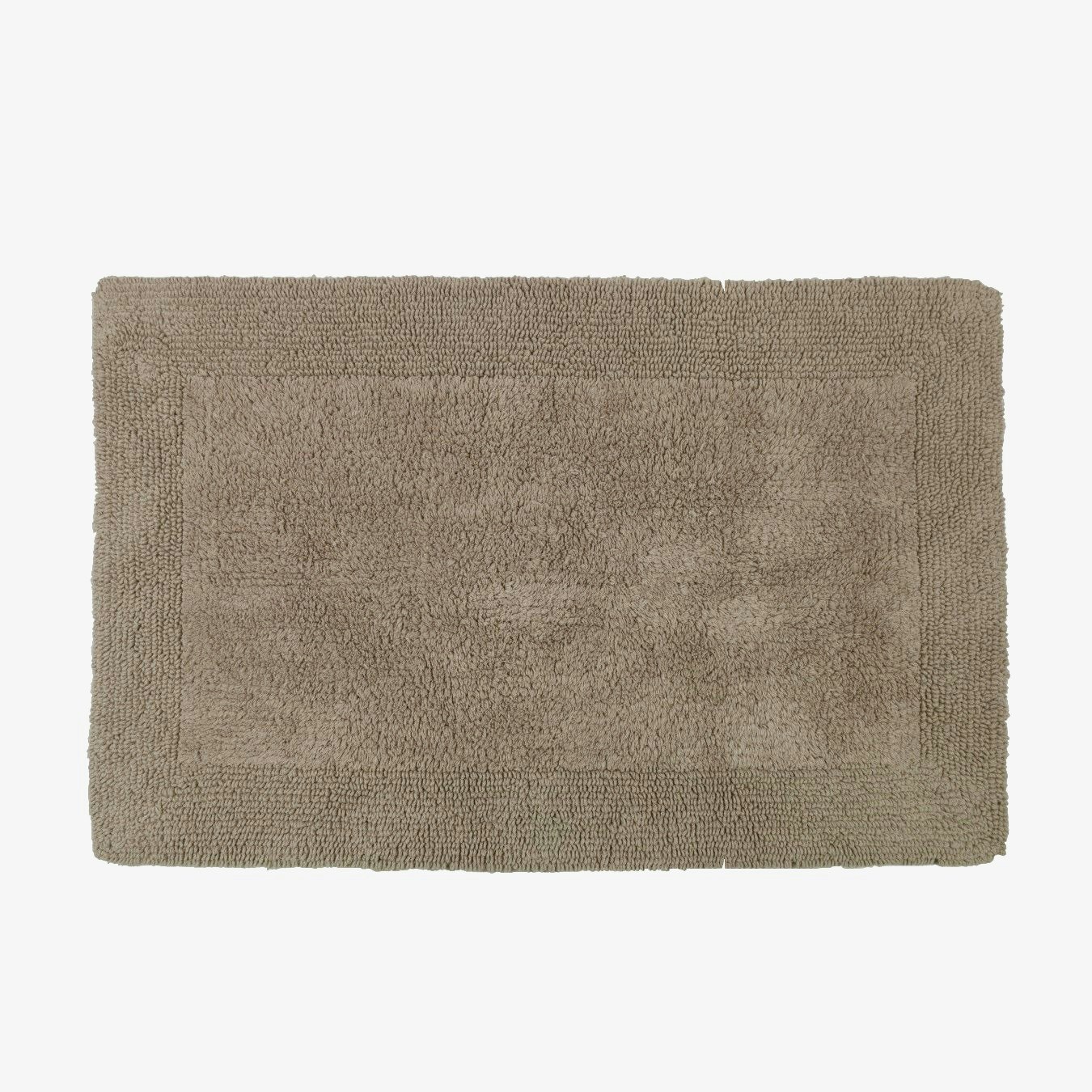 Elegance Cotton Reversible Bath Mat - Mocha by Allure Bath Fashions