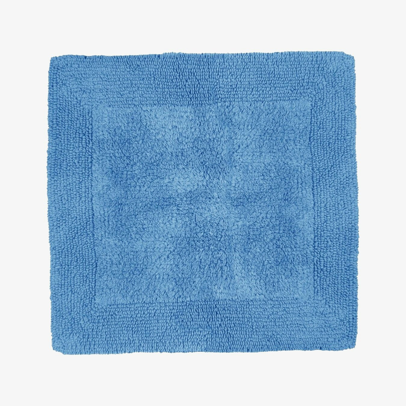 Elegance Reversible Square Bath Shower Mat - Cornish Blue by Allure Bath Fashions