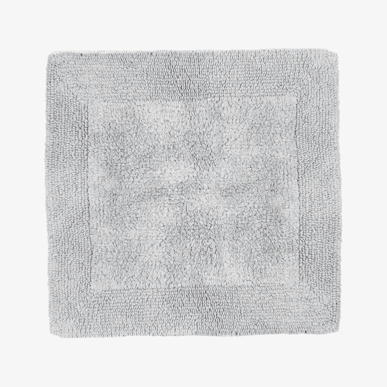 Elegance Reversible Square Bath Shower Mat - Dove Grey by Allure Bath Fashions