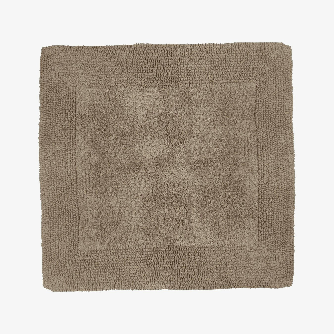 Elegance Reversible Square Bath Shower Mat - Mocha by Allure Bath Fashions