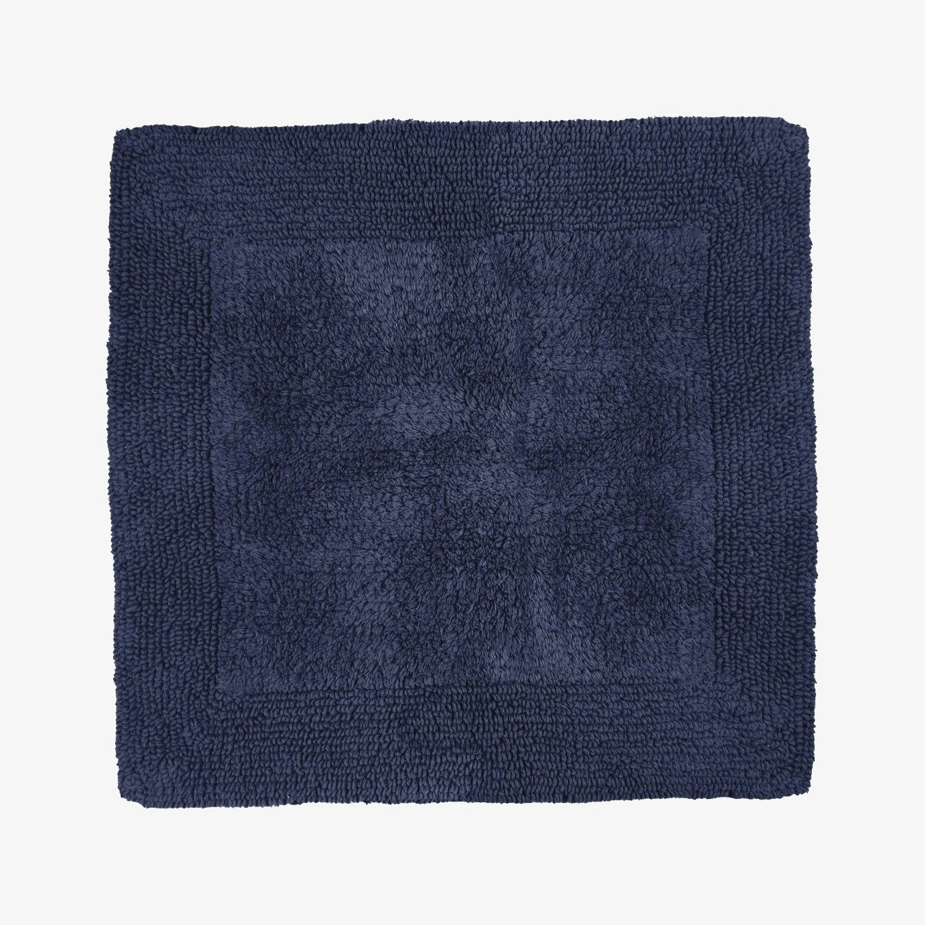 Elegance Reversible Square Bath Shower Mat - Navy by Allure Bath Fashions