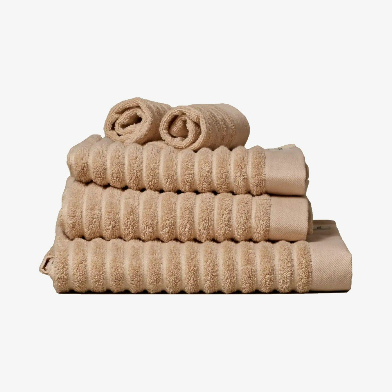 Ribbed Bath Sheet - Natural by Misona