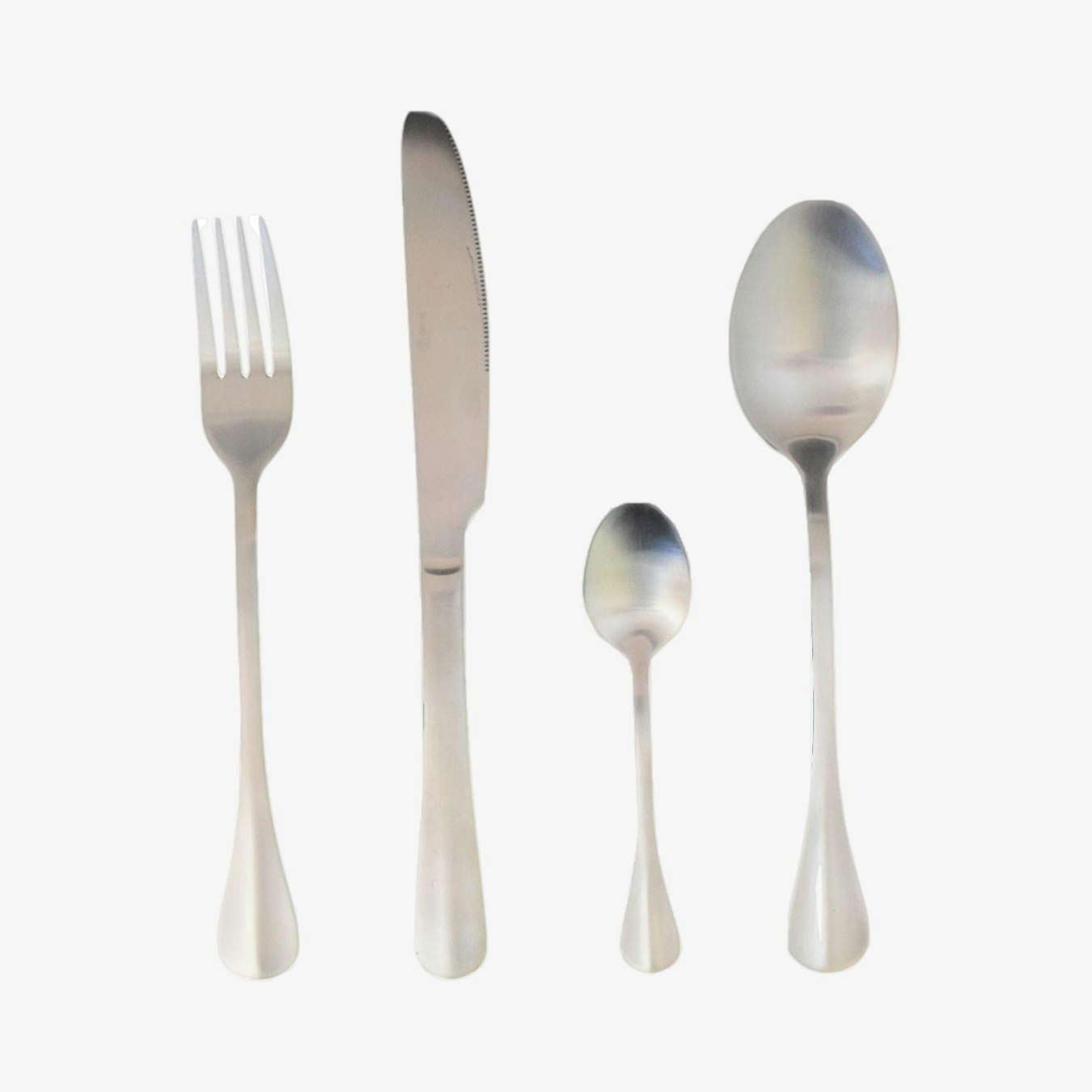 Gabor 16 Piece Cutlery Set - Silver Matte by Gemeo