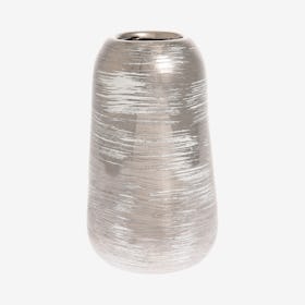 Swirl Vase - Silver