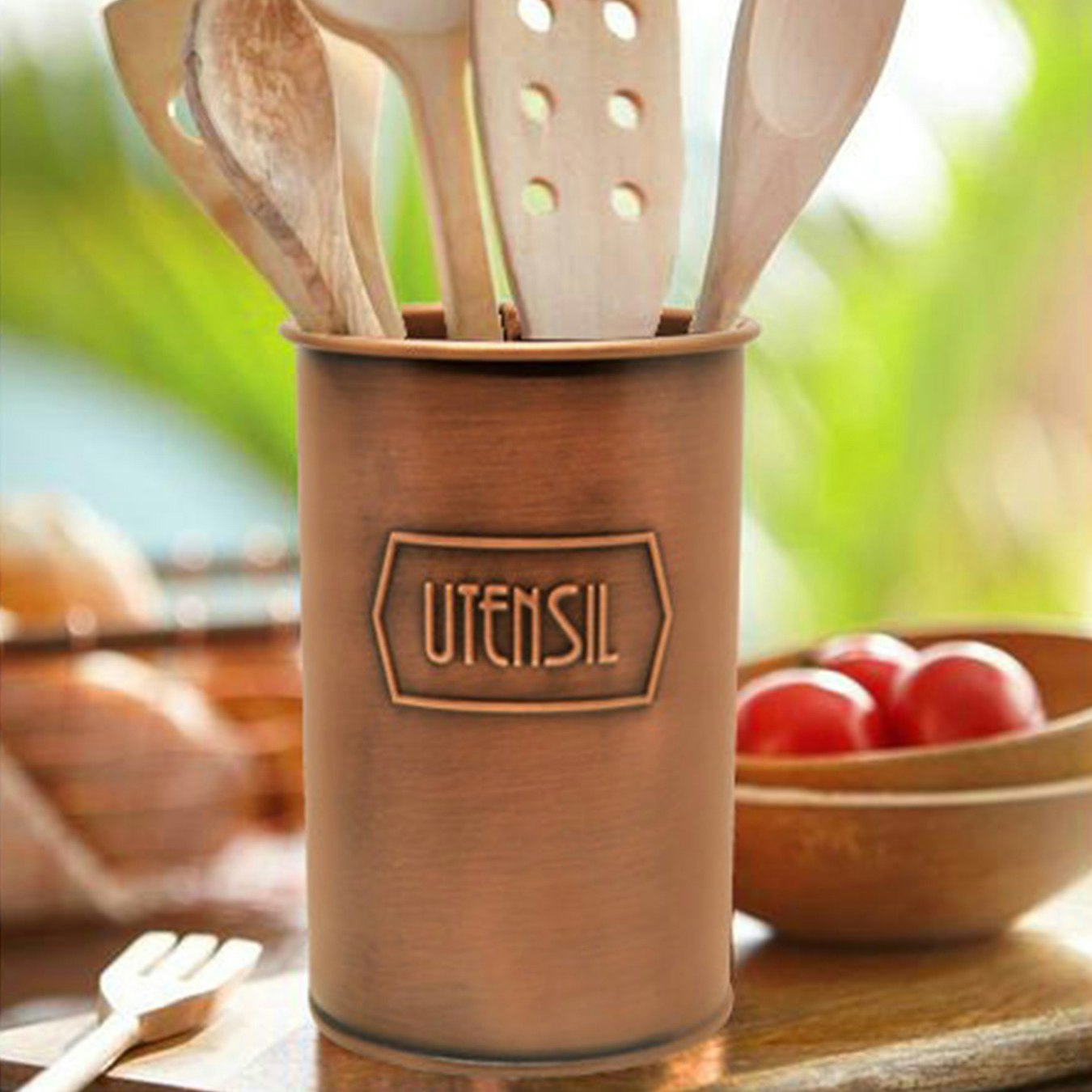Utensil Holder - Copper by Rozi UK