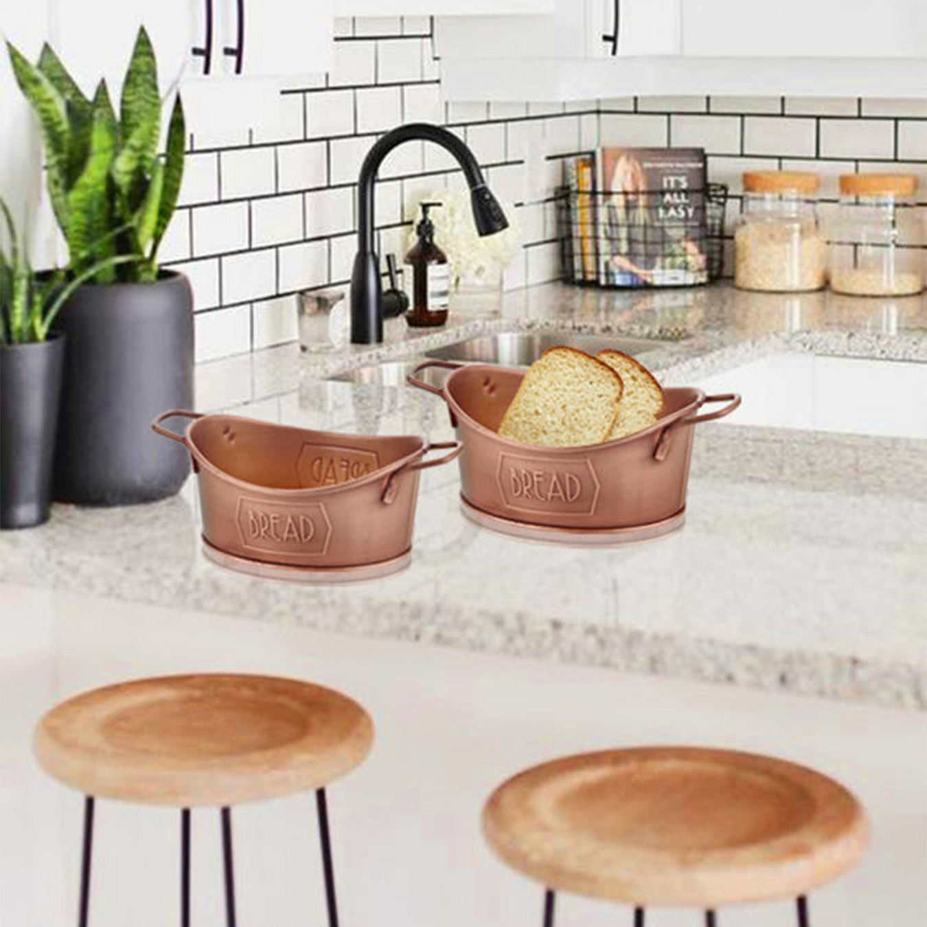 Bread Basket - Copper by Rozi UK