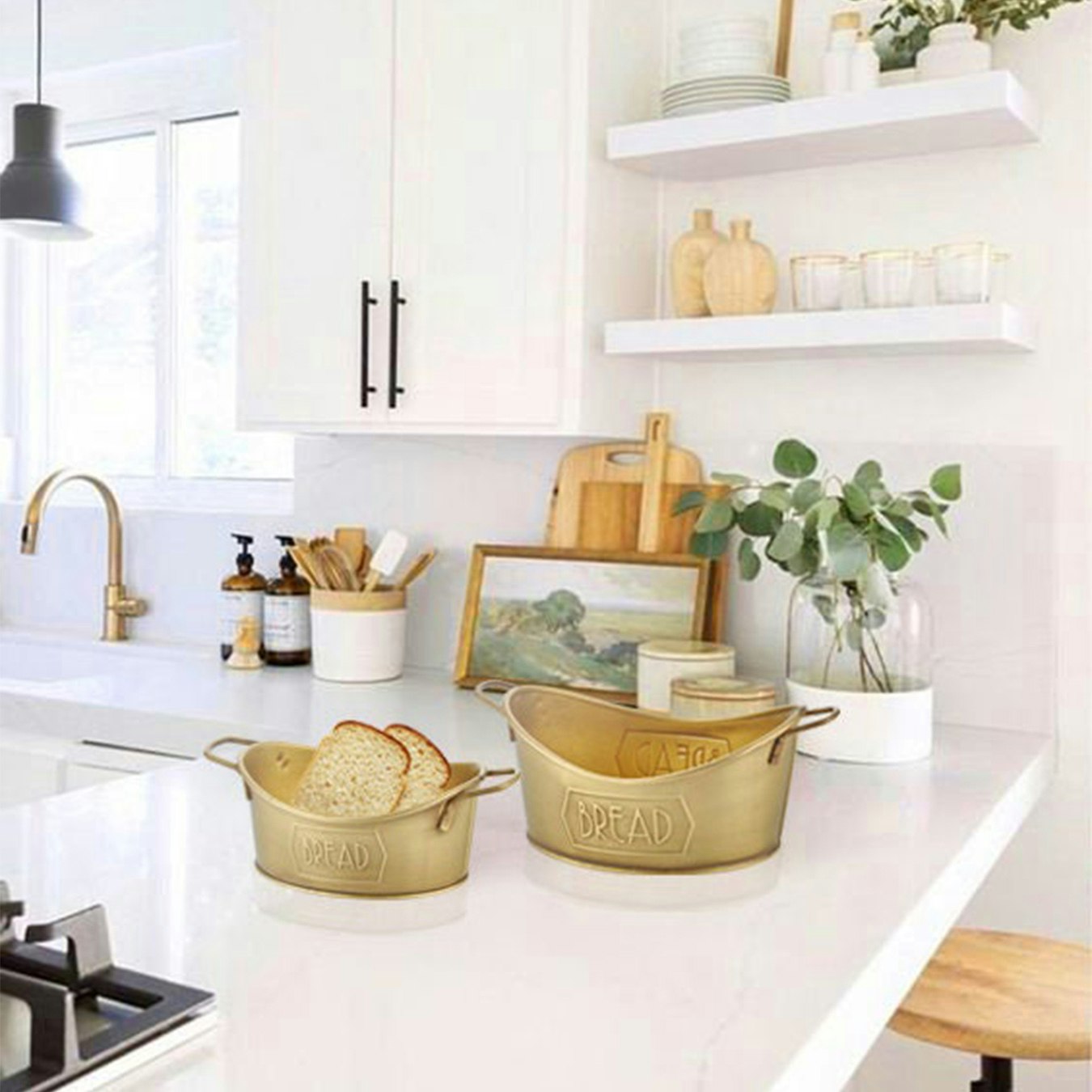 Bread Basket - Gold by Rozi UK