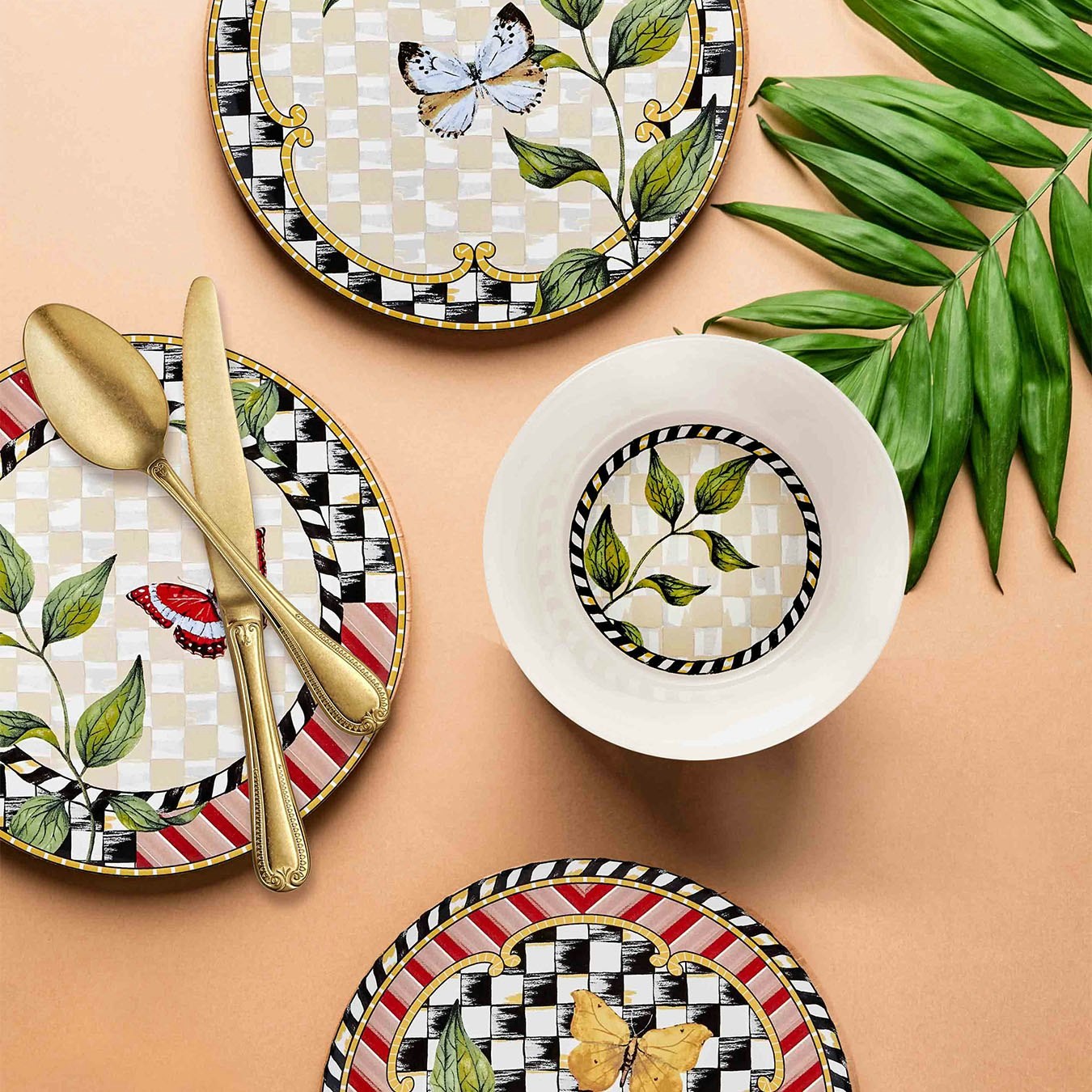 Jardin Collection Bowls - Set of 4 by Rozi UK