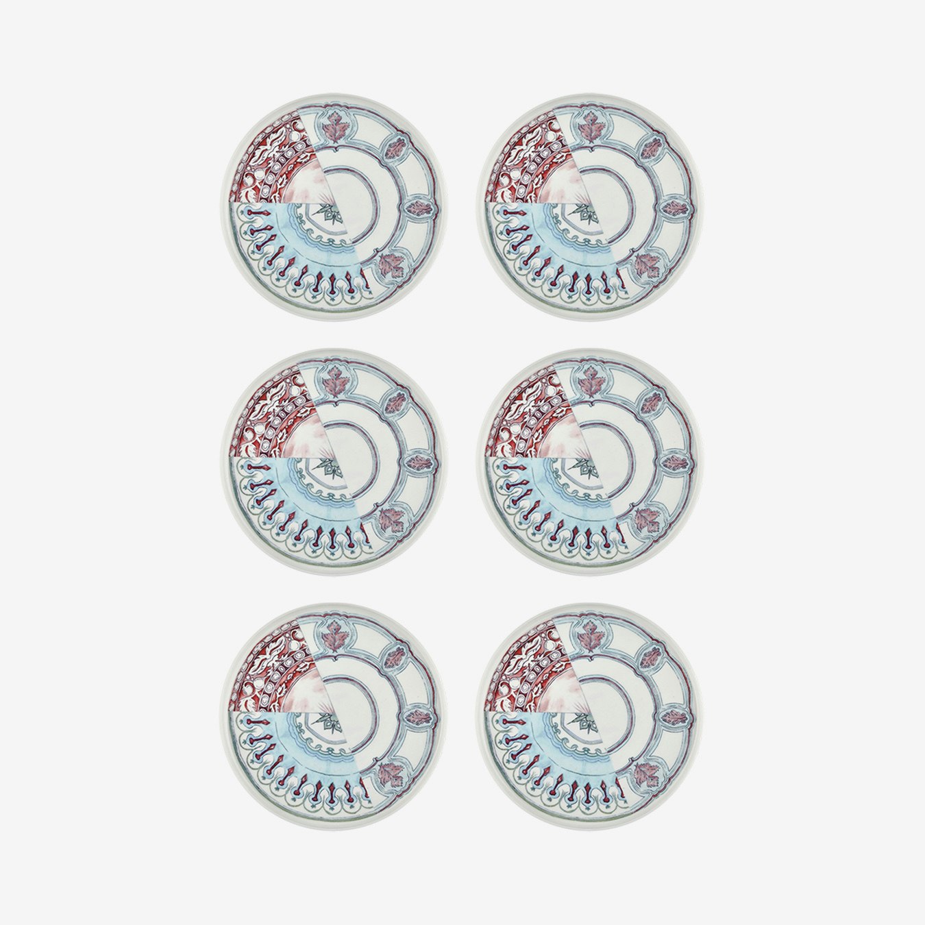 Kintsugi Collection Dinner Plates - Set of 6 by Rozi UK