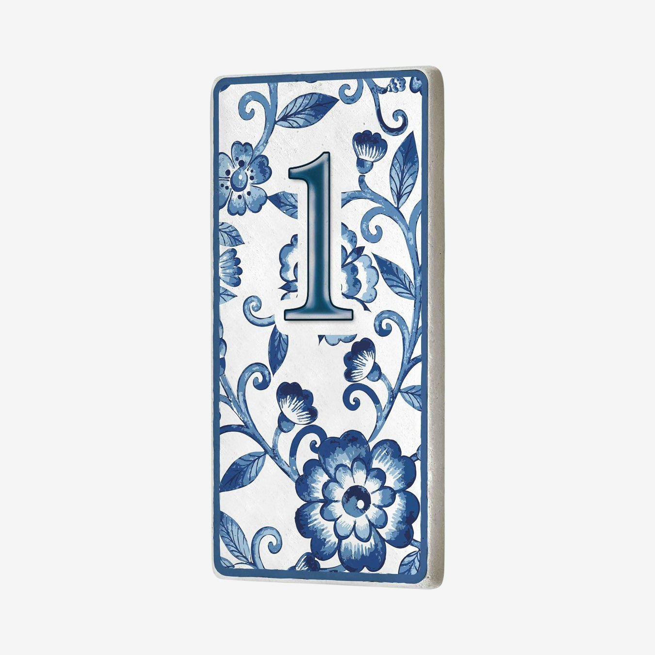 Fleur House - Blue - Number 1 by Rozi UK