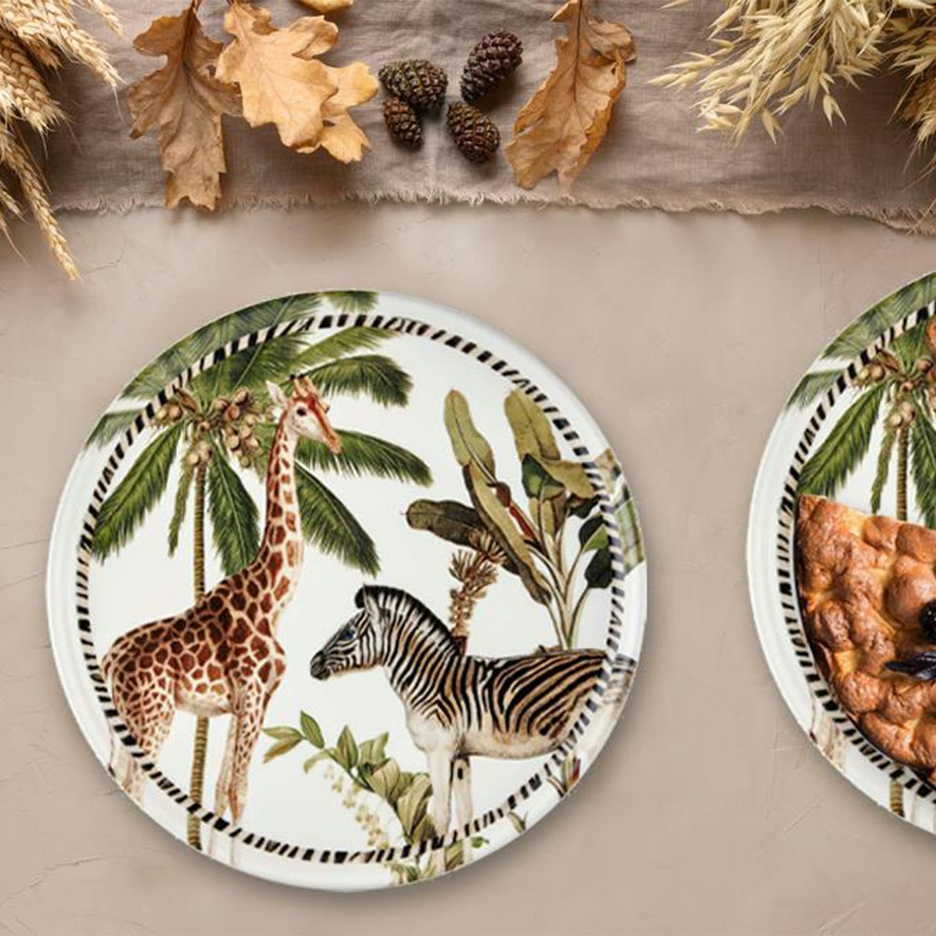 Mon Reve Collection Round Serving Platter by Rozi UK