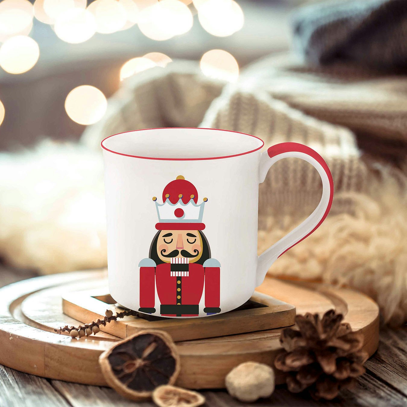Nutcracker Collection Mugs - Set of 2 by Rozi UK