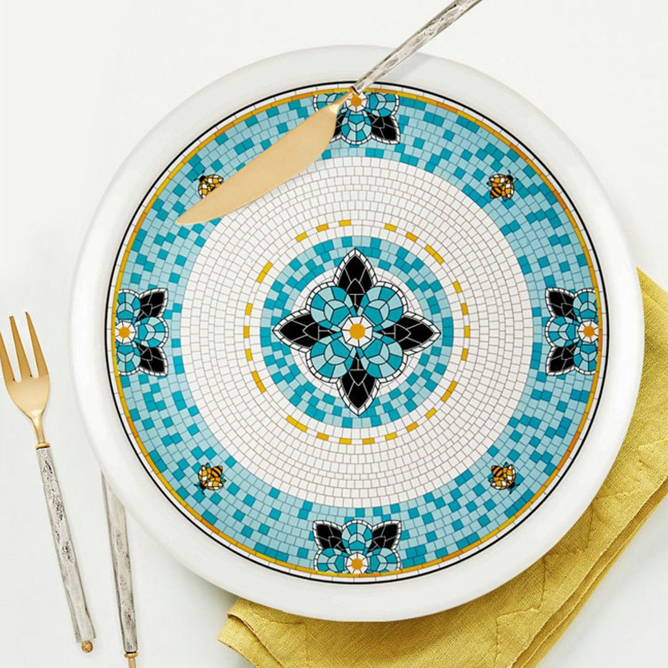 Patio Collection Round Serving Platter by Rozi UK