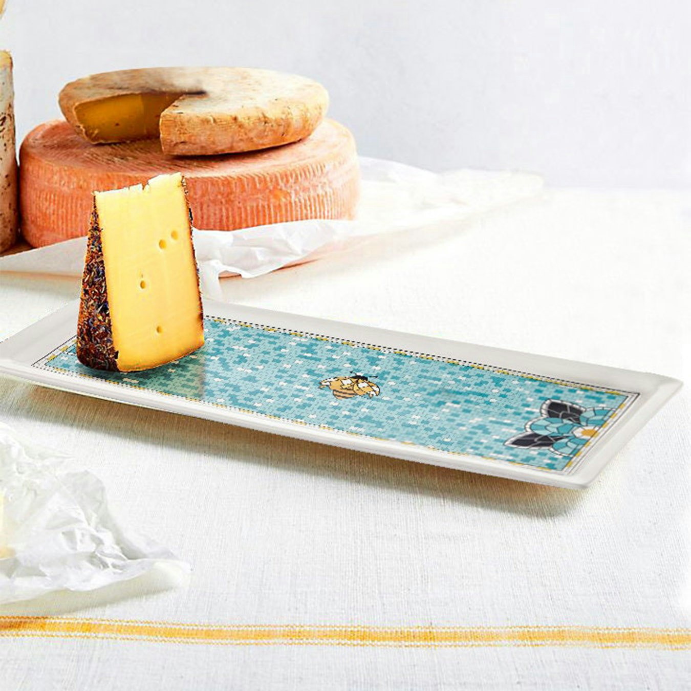 Patio Collection Large Rectangular Serving Platter by Rozi UK