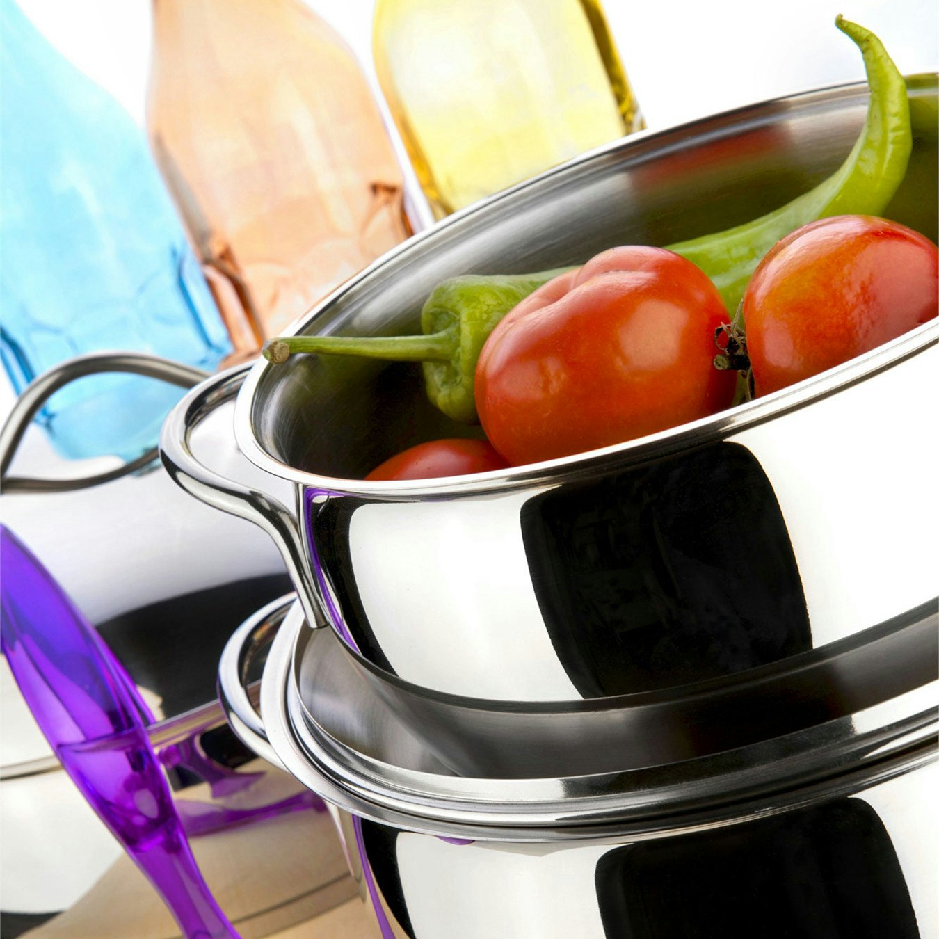 Sevval Collection 8-piece Modern Cookware Set by Rozi UK