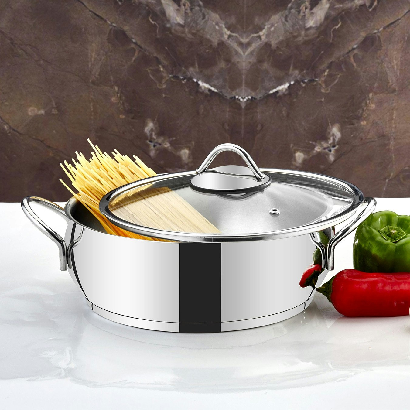 Asude Collection Casserole With Lid by Rozi UK