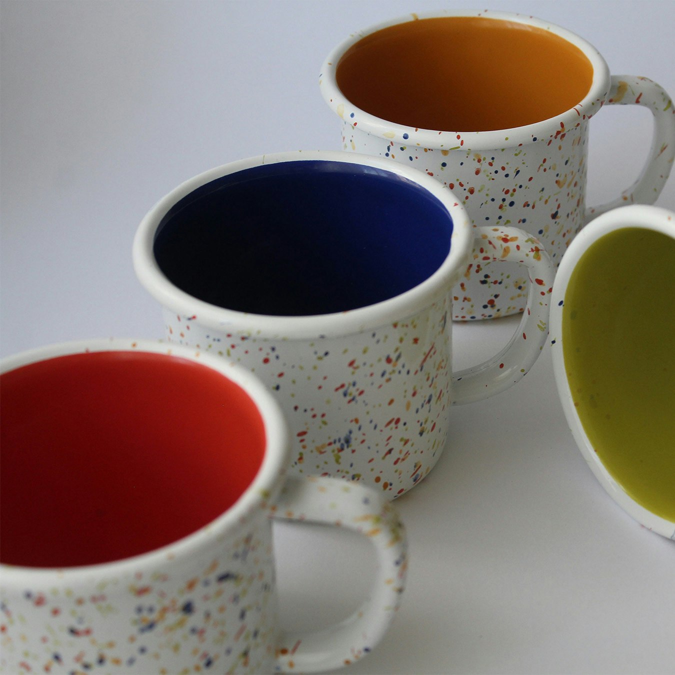 Sparkle Collection Enamel Mug - Red by Rozi UK