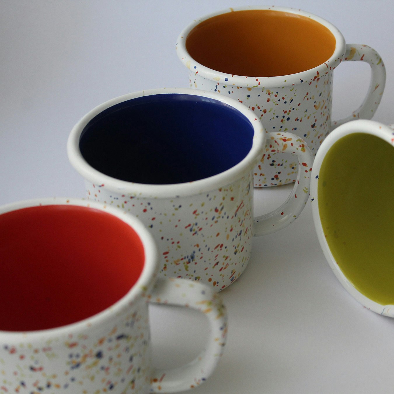 Sparkle Collection Enamel Mug - Blue by Rozi UK