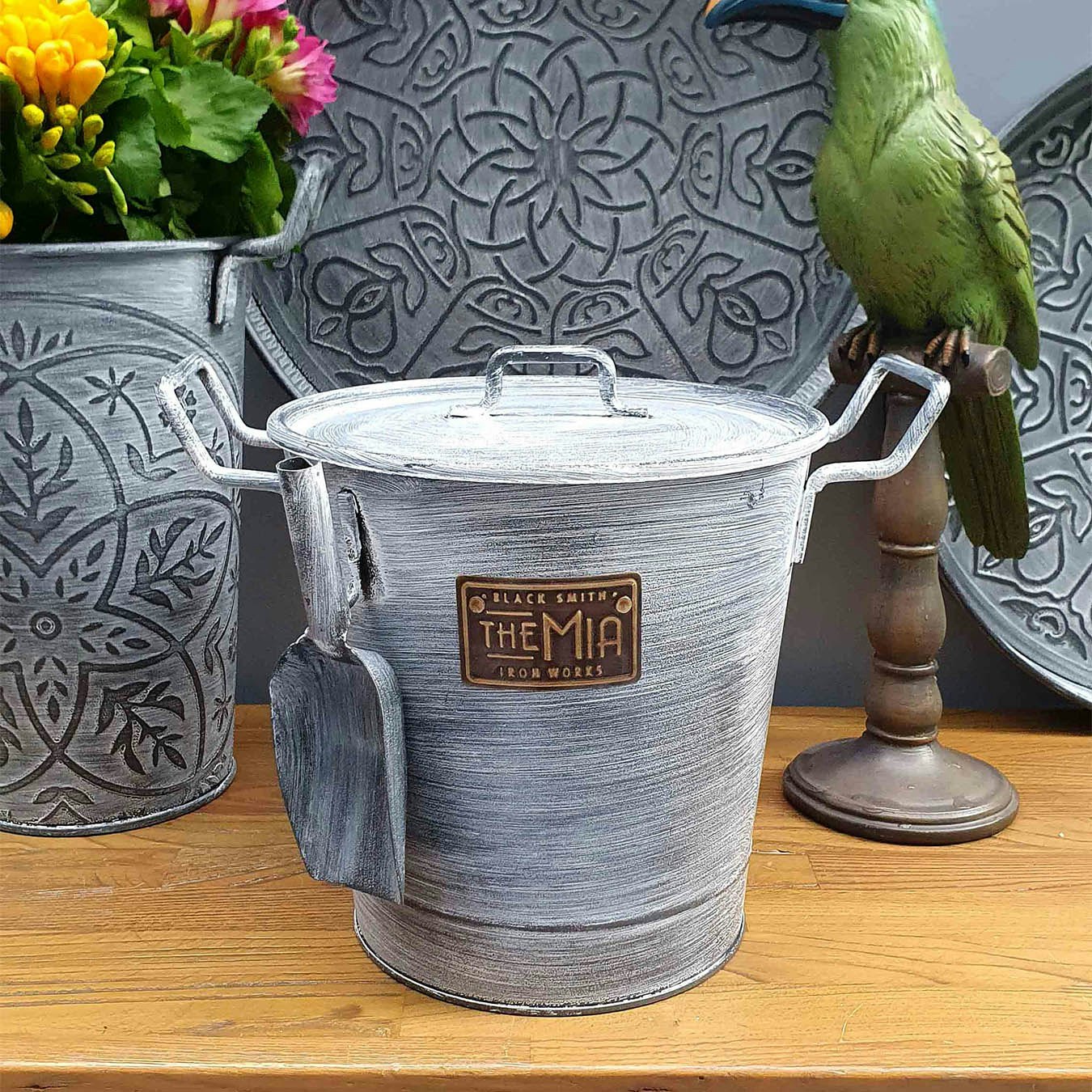 Stone Collection Detergent Storage Bin by Rozi UK