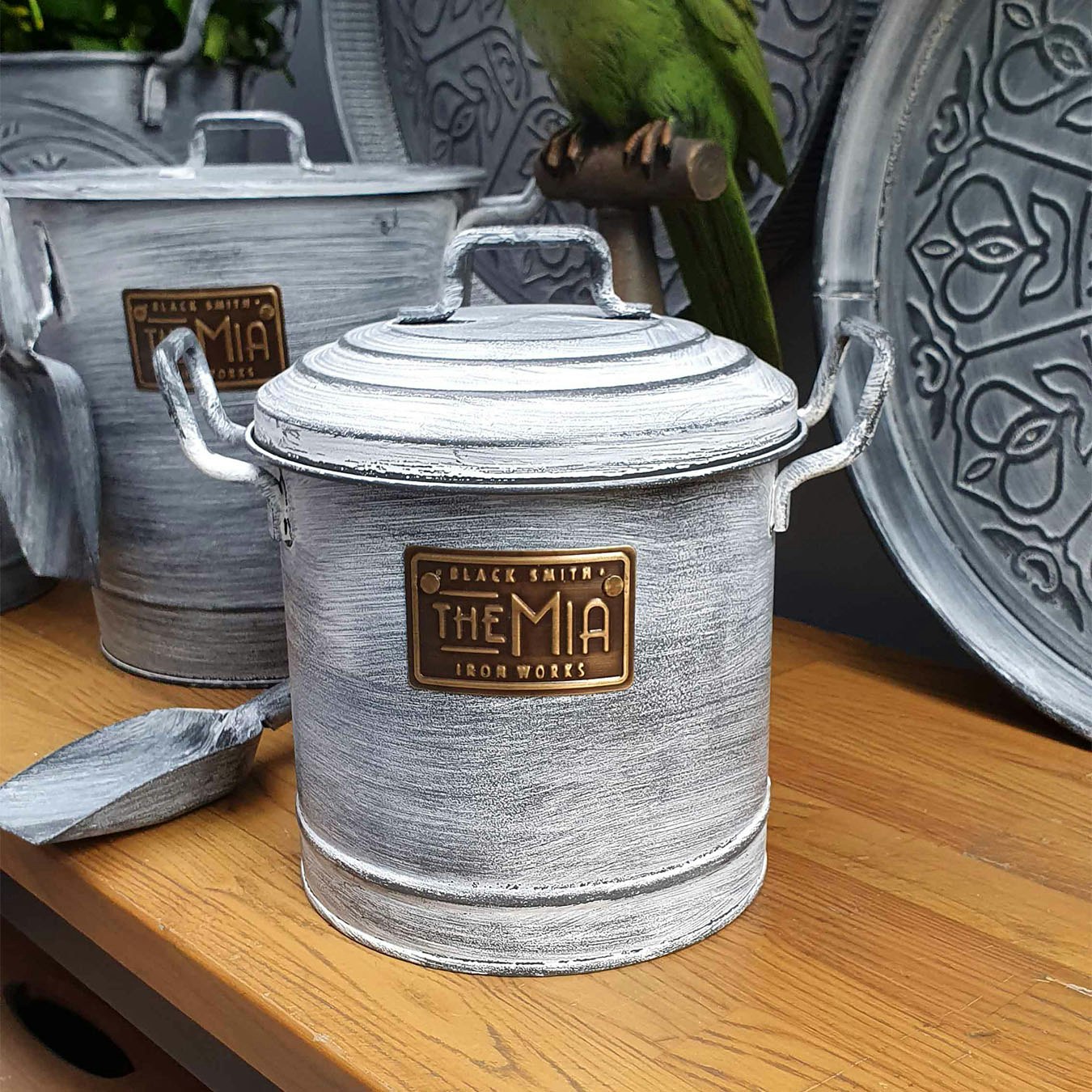 Stone Collection Kitchen Storage Bin by Rozi UK