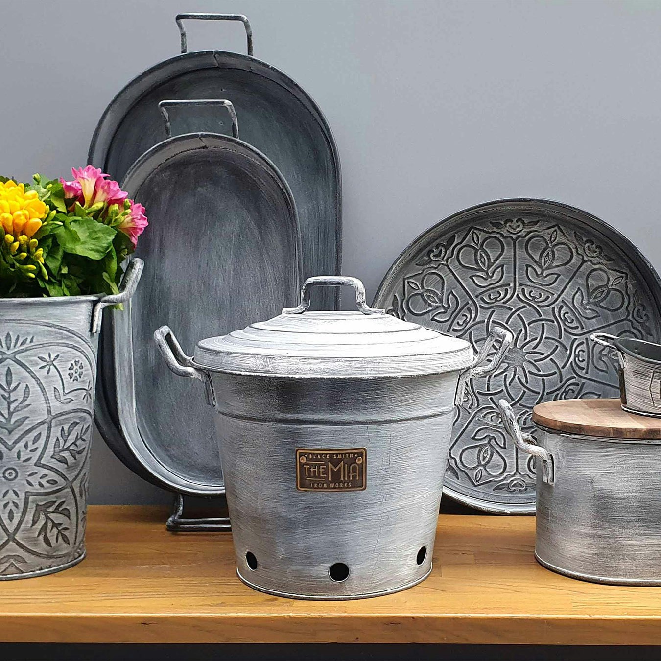 Stone Collection Potato and Onion Bin by Rozi UK
