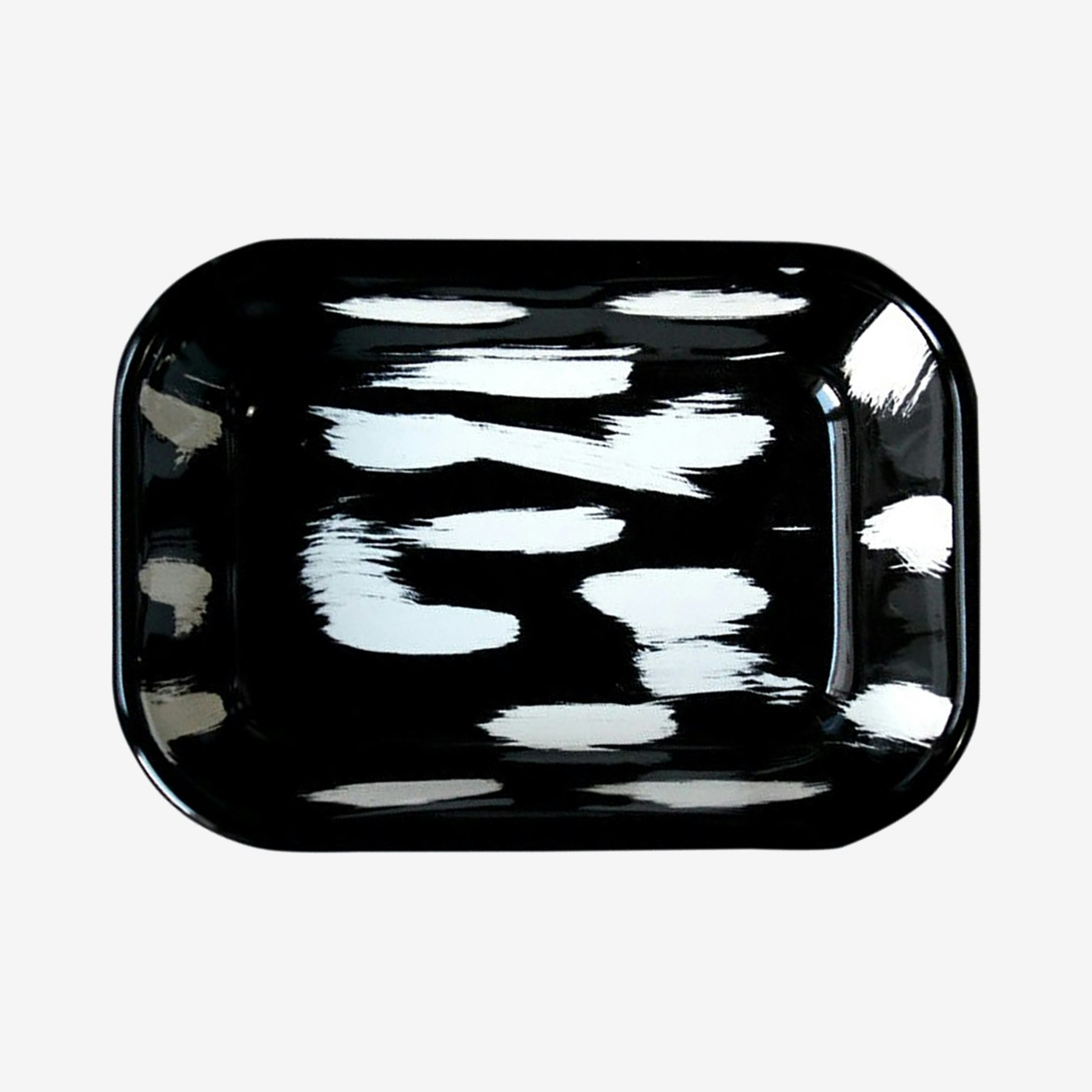 Stone Collection Enamel Rectangular Tapas Platter by Rozi UK