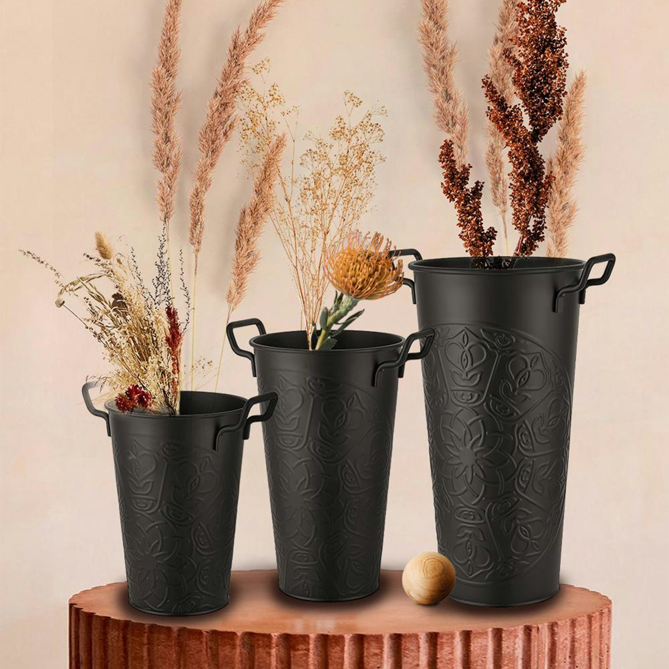 Unique Vase - Black by Rozi UK