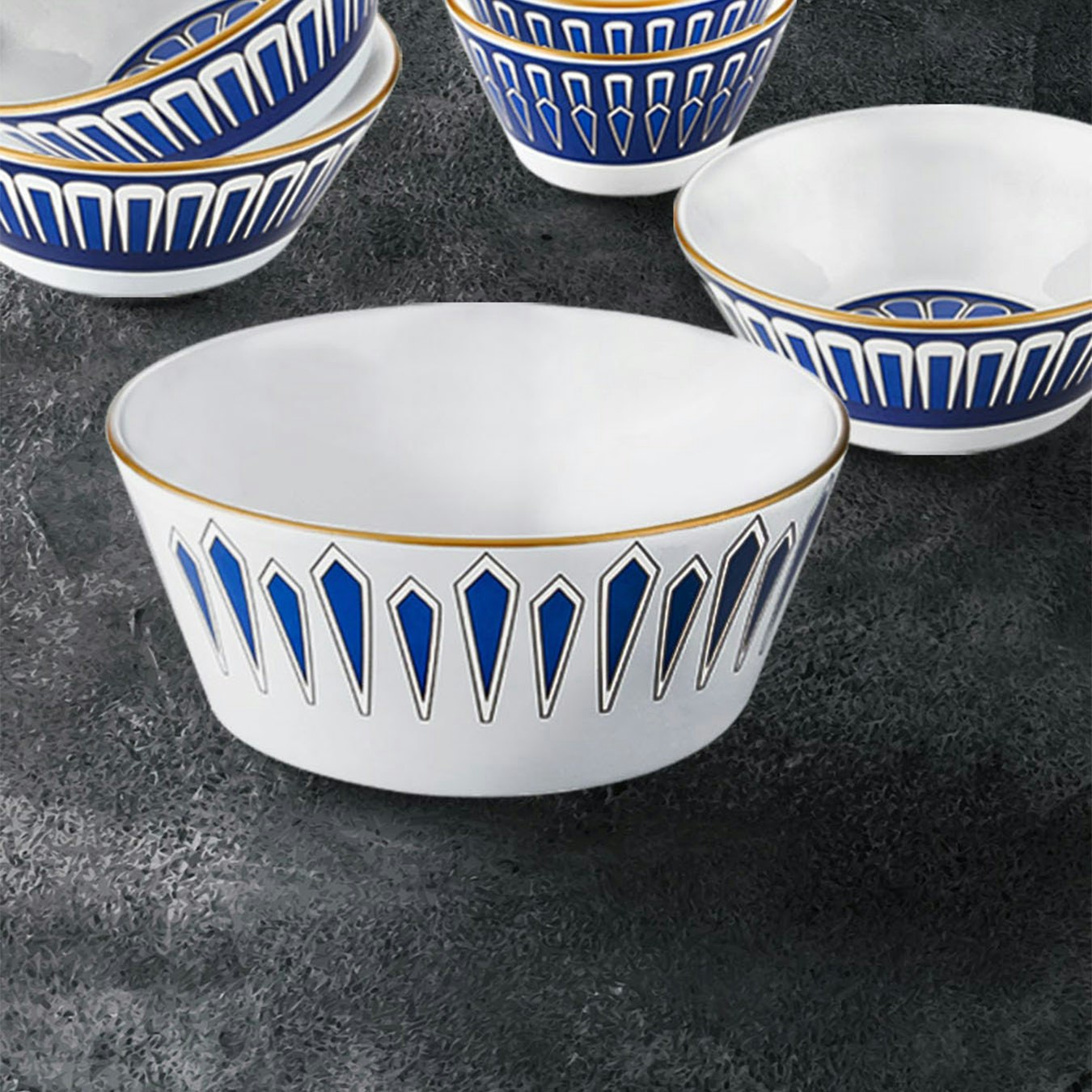 Escala Collection Salad Bowl by Rozi UK