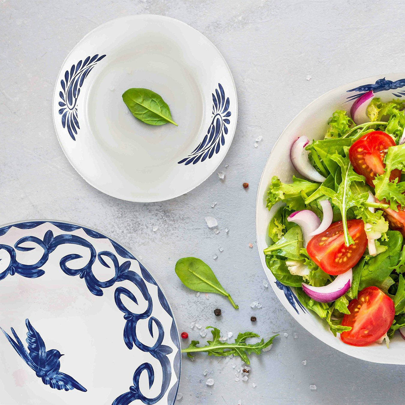 Azur Collection Bowls - Set of 4 by Rozi UK