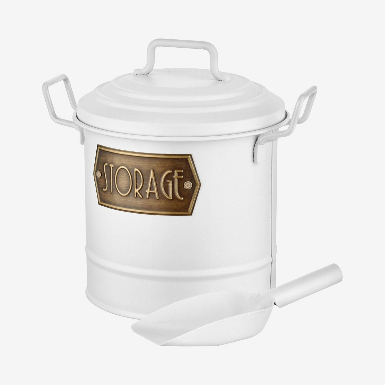 Kitchen Storage Bin - White by Rozi UK